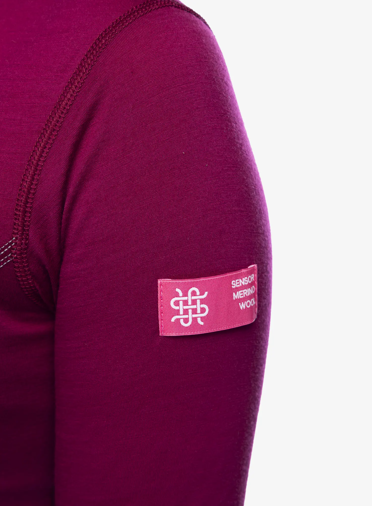 Dámská termoaktivní mikina Sensor Merino Active Tee L/S Zip - lilla