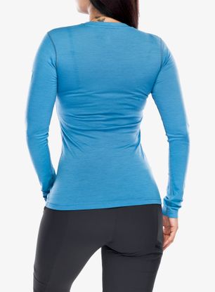 Dámská termoaktivní mikina Sensor Merino Active Tee L/S - blue