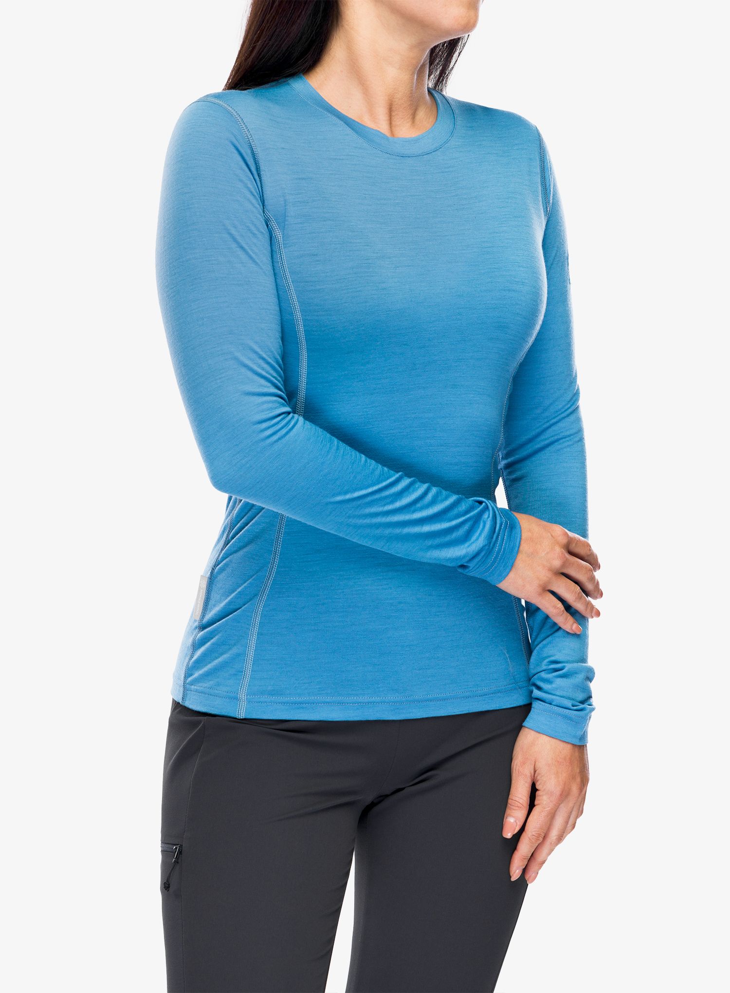 Dámská termoaktivní mikina Sensor Merino Active Tee L/S - blue