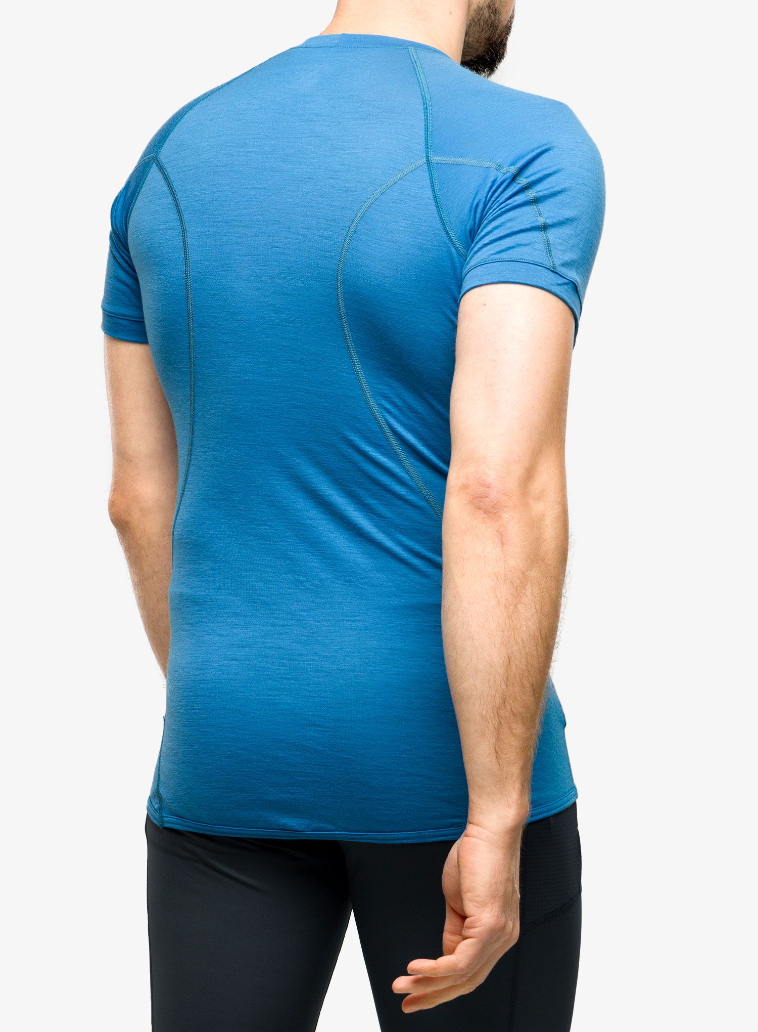 Technické tričko Sensor Merino Active Tee S/S - blue