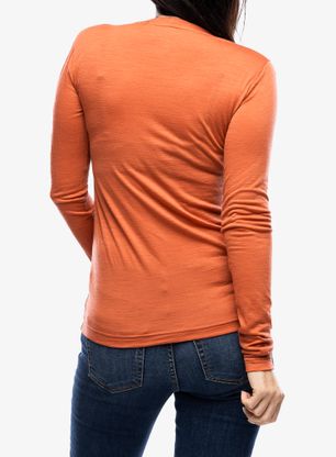 Dámská funkční mikina Sensor Merino Active Triglav Tee LS - terracotta