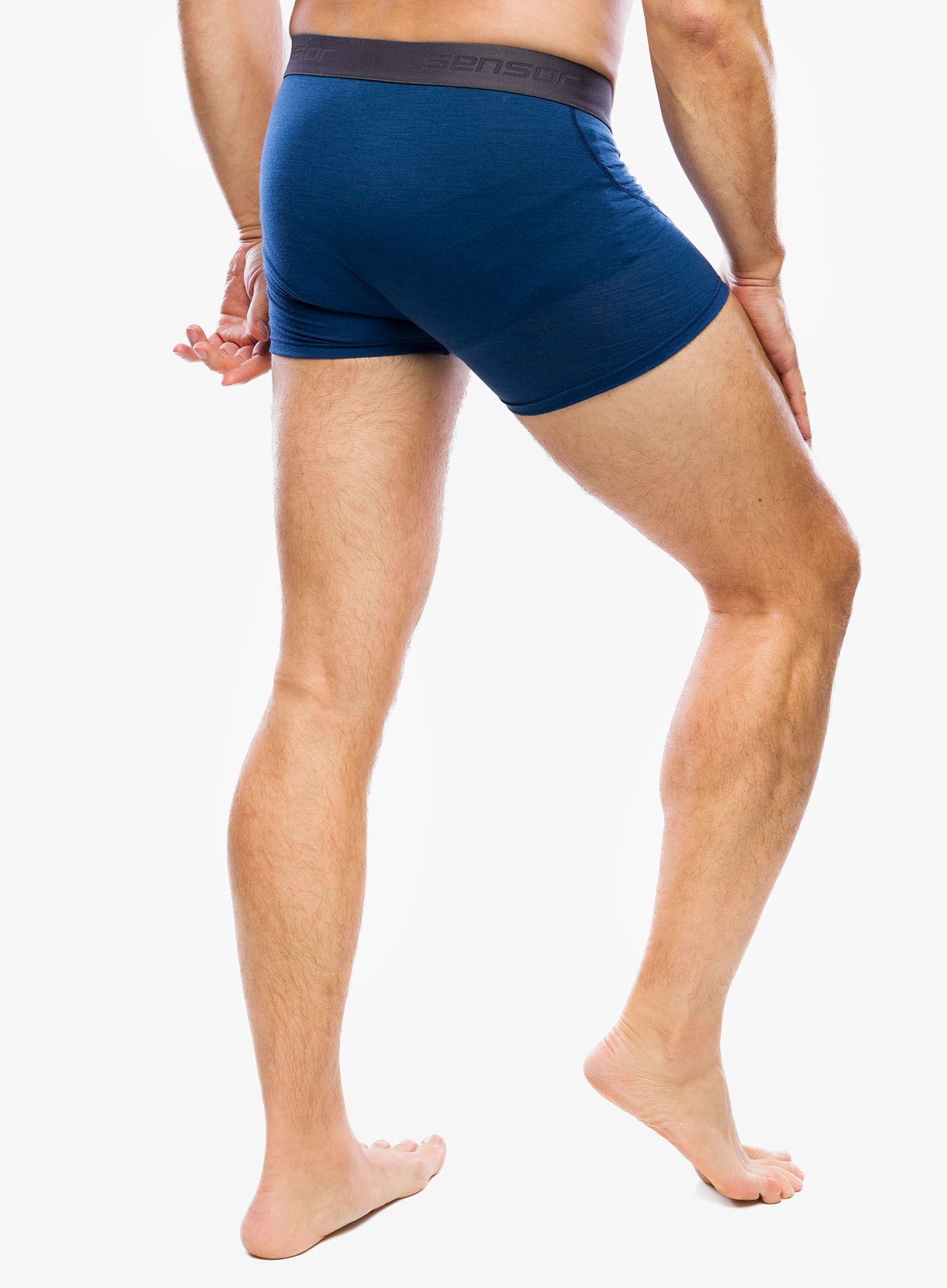 Funkční boxerky Sensor Merino Air 3-Pack Boxers - black/blue/olive