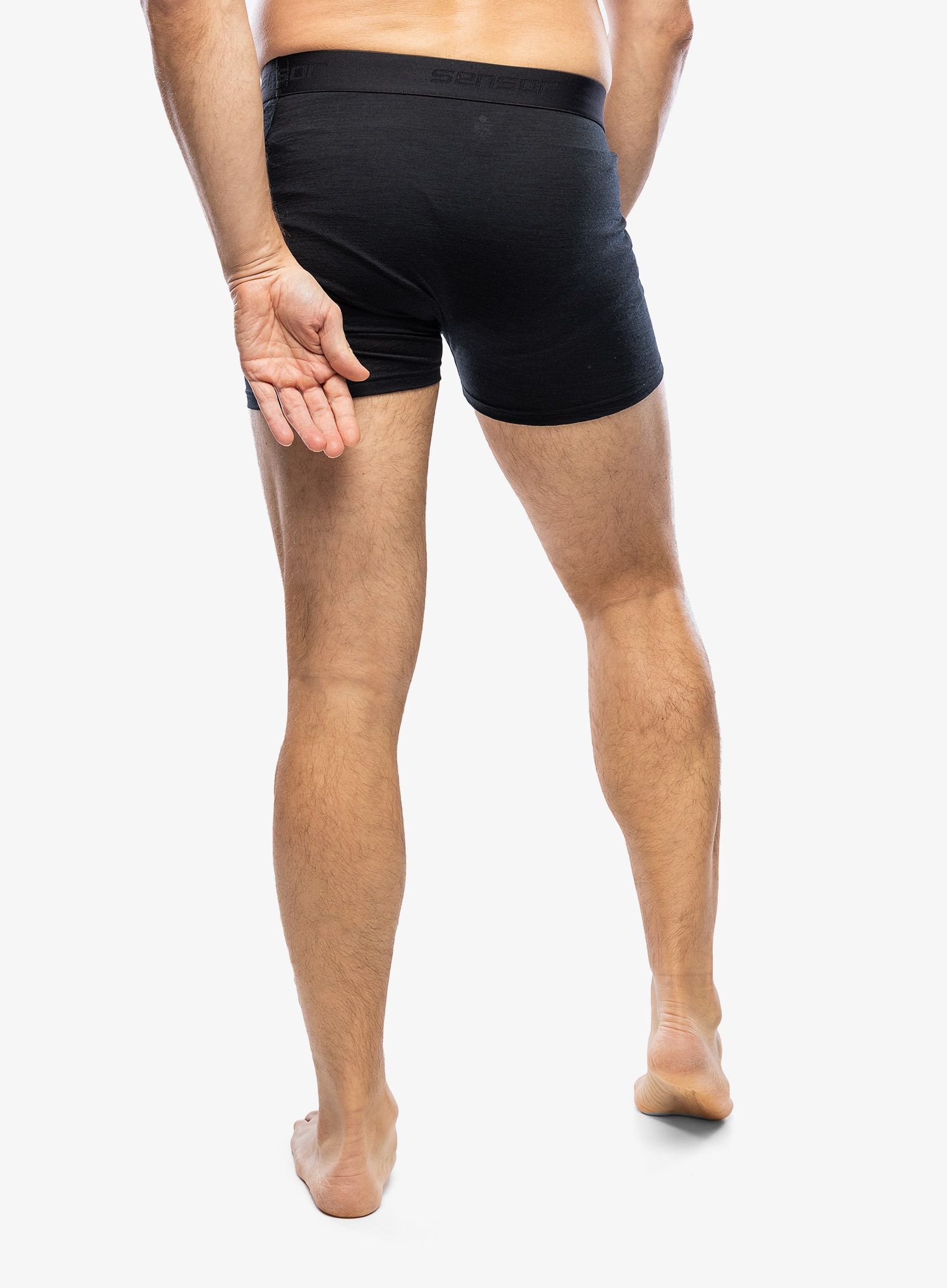 Funkční boxerky Sensor Merino Air Boxers - black/black