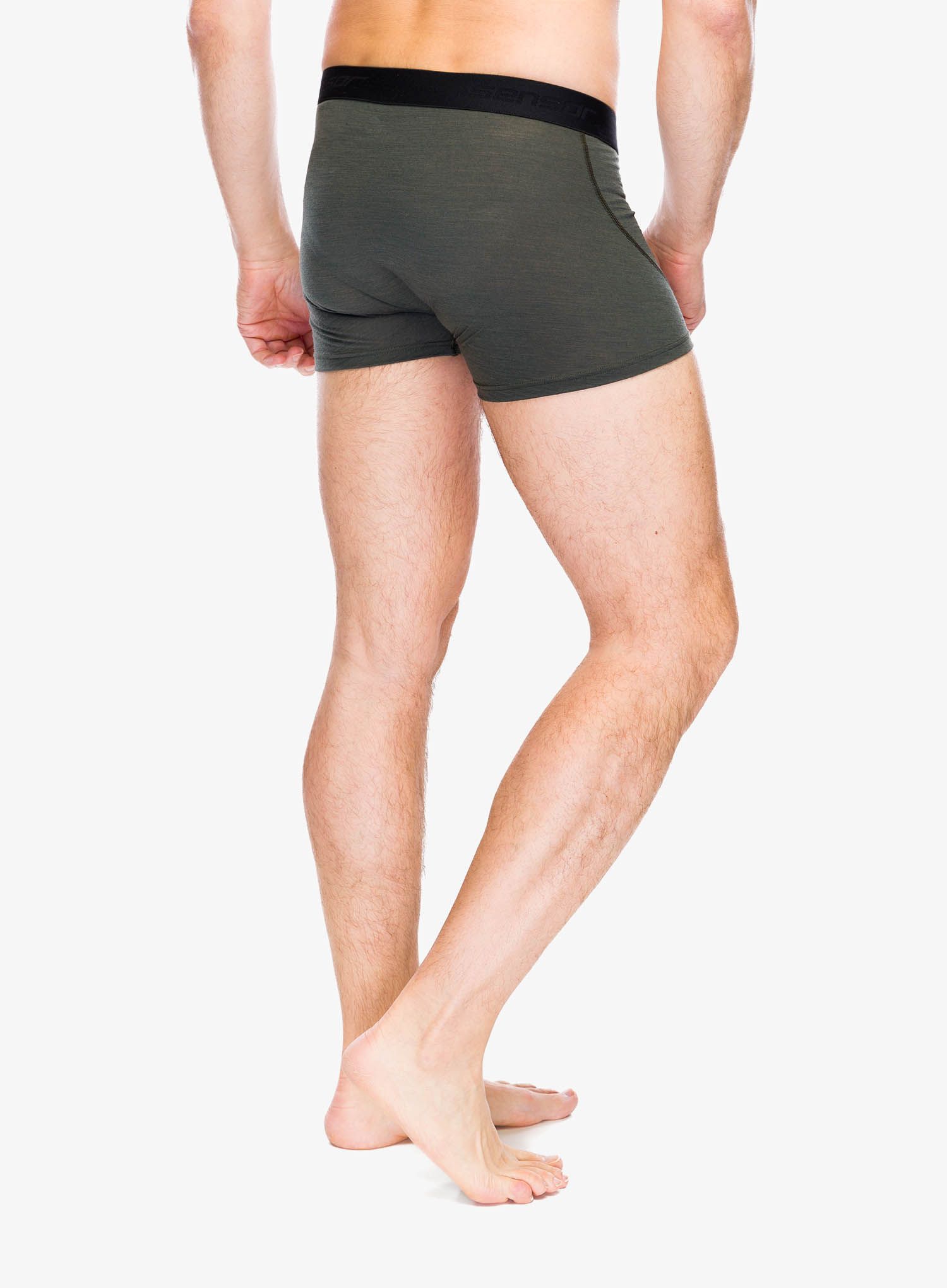 Funkční boxerky Sensor Merino Air Boxers - olive green