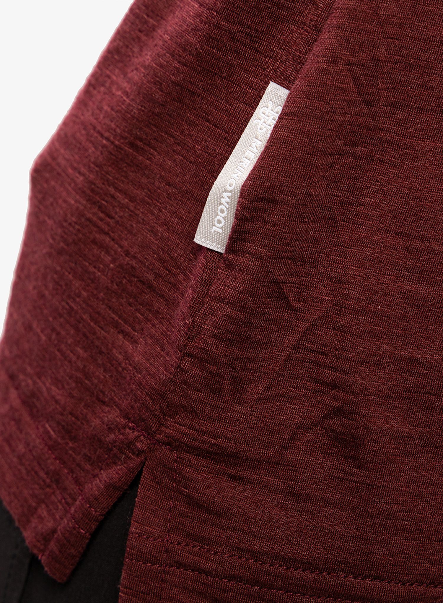 Dámské tričko s potiskem Sensor Merino Air PT SS - port red hills
