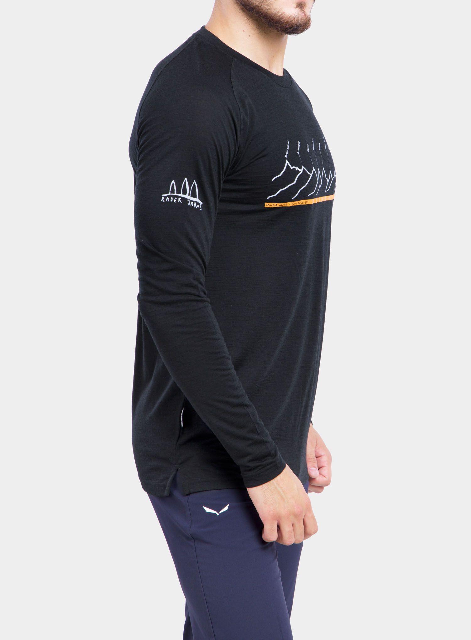 Termoaktivní mikina Sensor Merino Air PT Tee LS - black