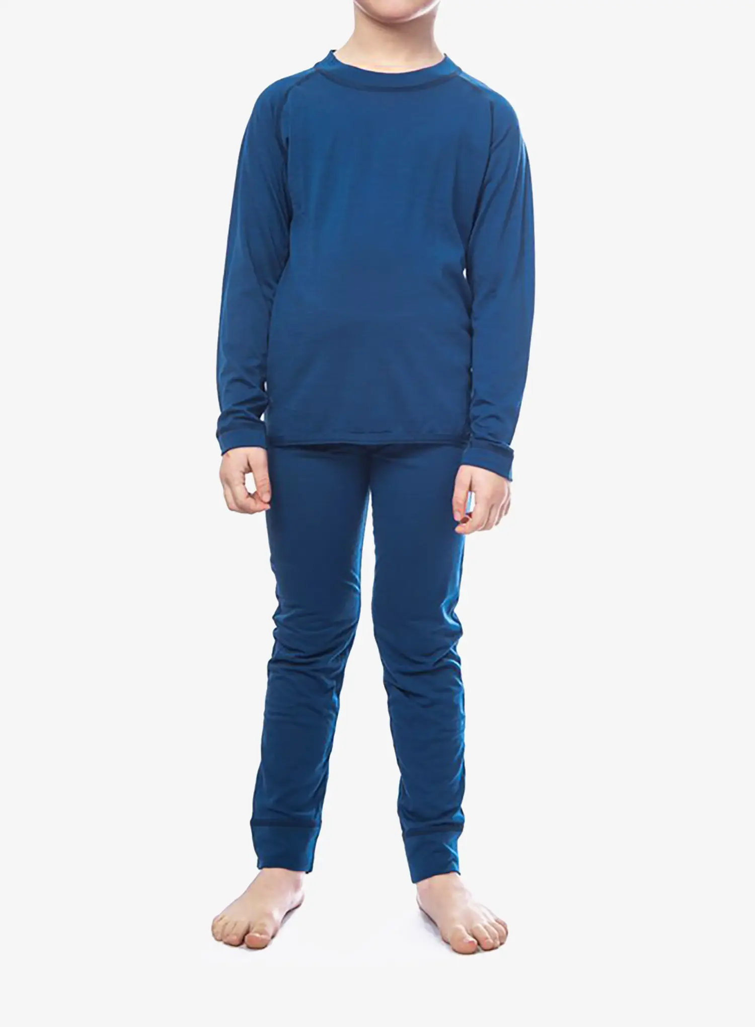 Funkční prádlo pro děti Sensor Merino Air Set Tee LS + Underpants - dark blue