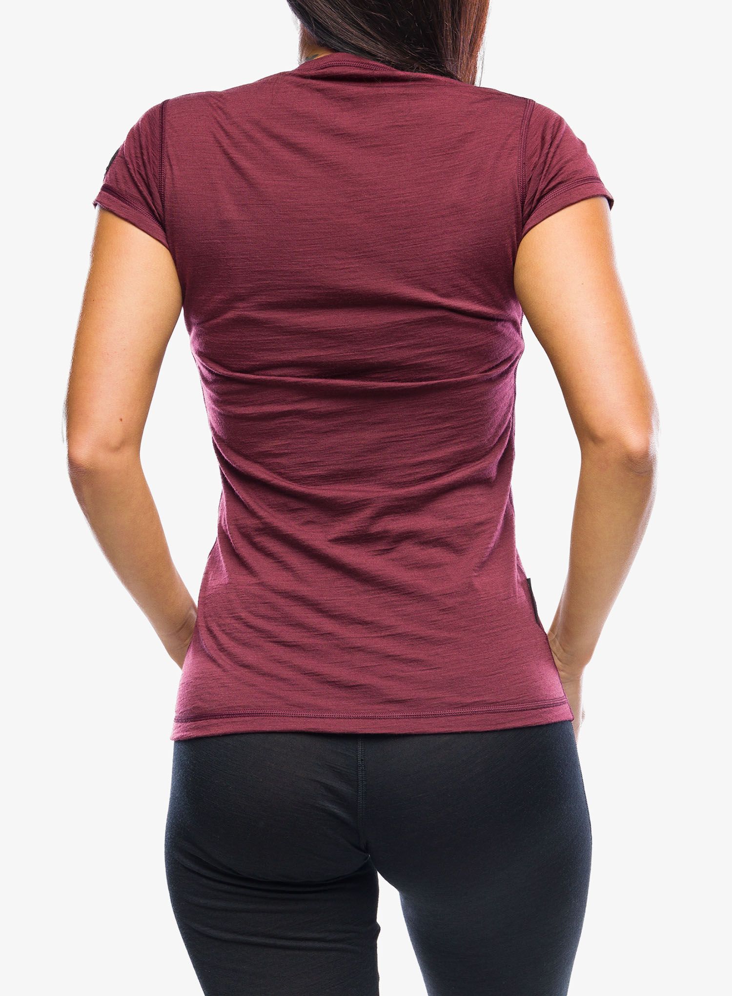 Merino triko dámské Sensor Merino Air Tee SS - port red