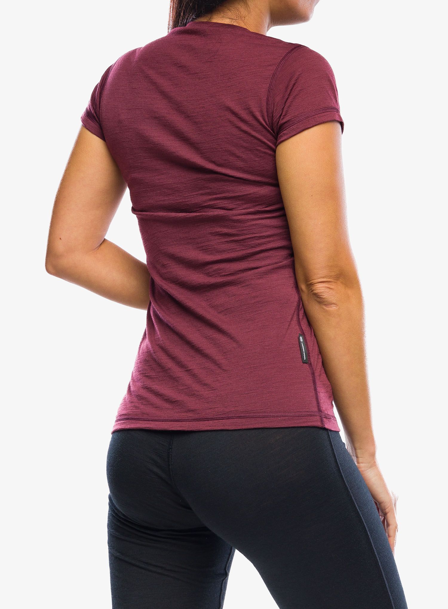 Merino triko dámské Sensor Merino Air Tee SS - port red