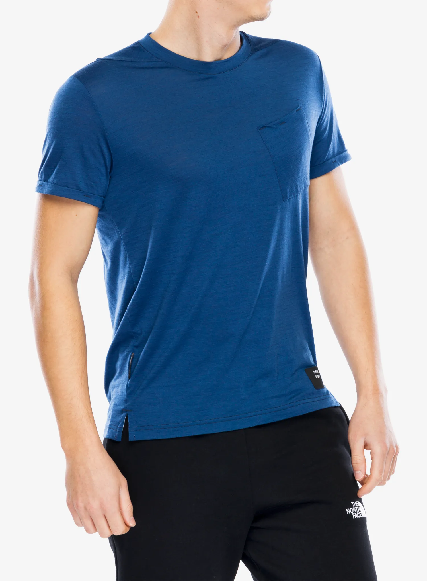 Merino triko Sensor Merino Air Traveller Tee - dark blue