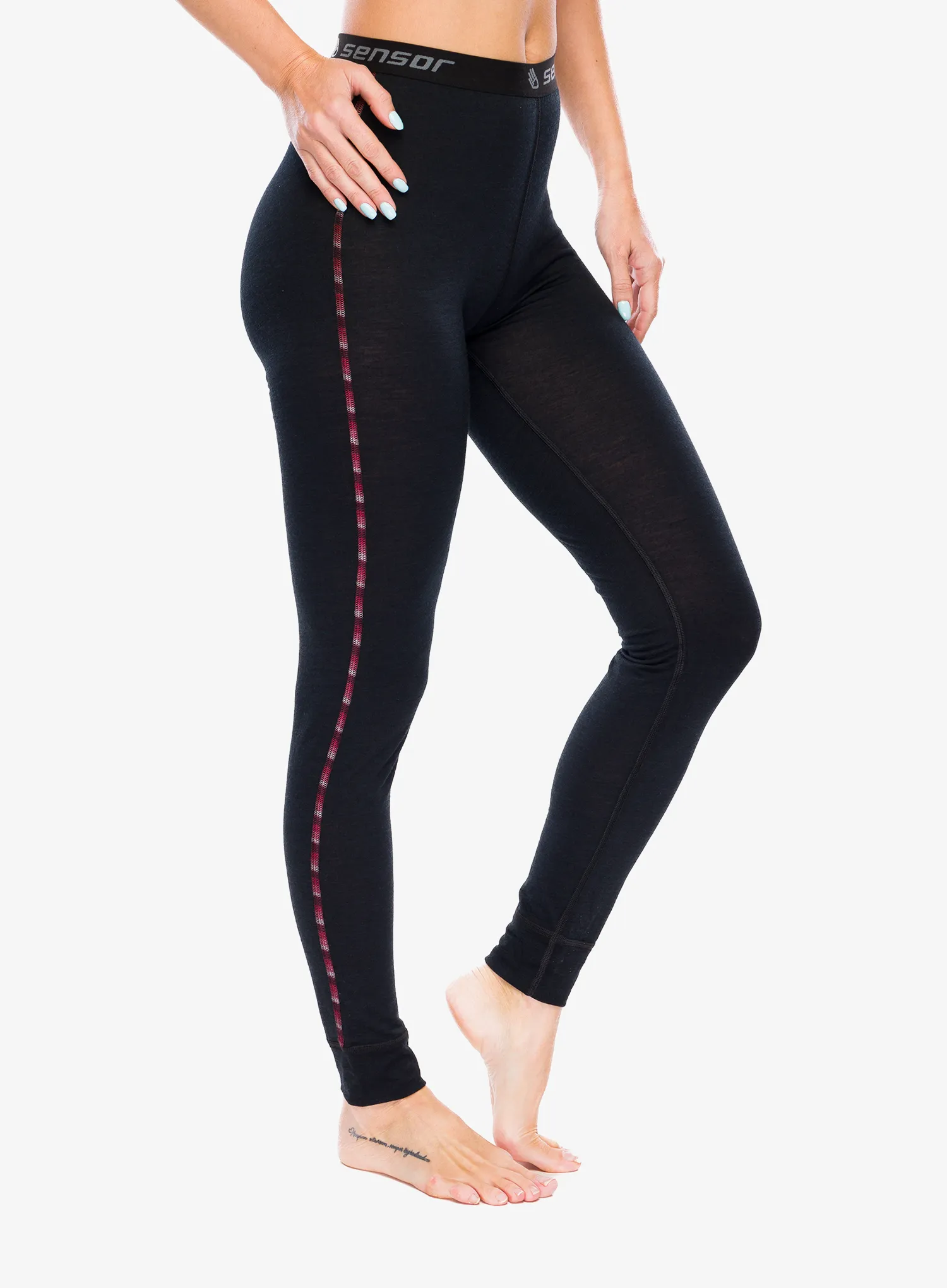 Termolegíny dámské Sensor Merino Air Underpants - black
