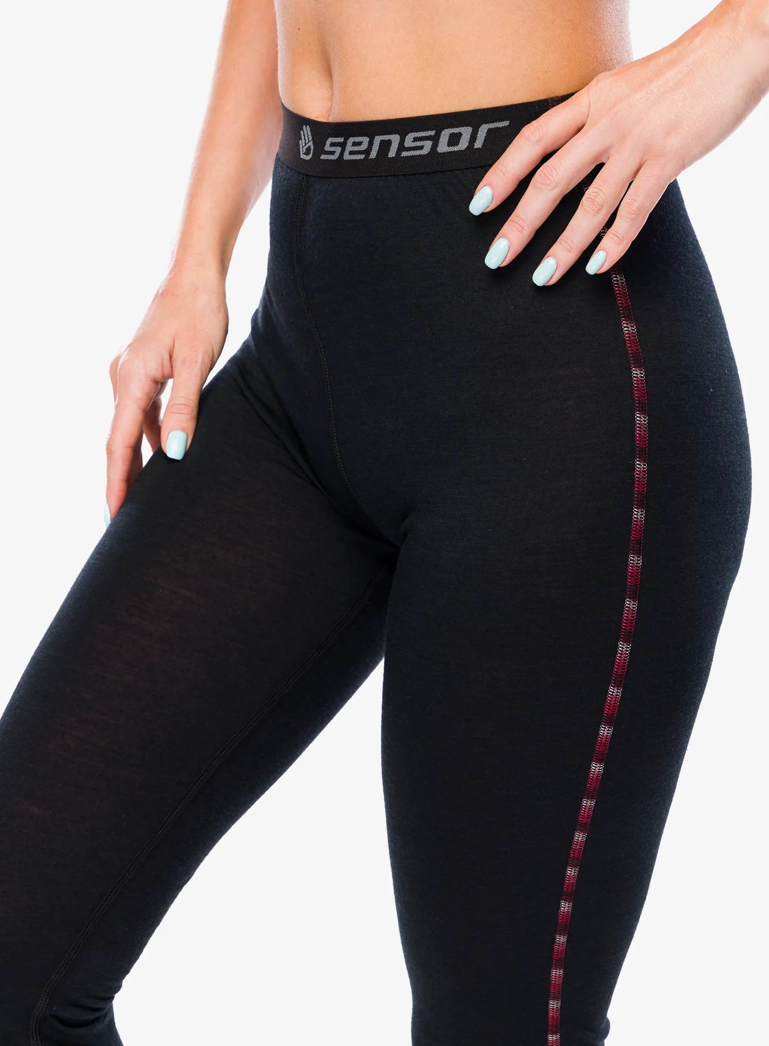 Termolegíny dámské Sensor Merino Air Underpants - black