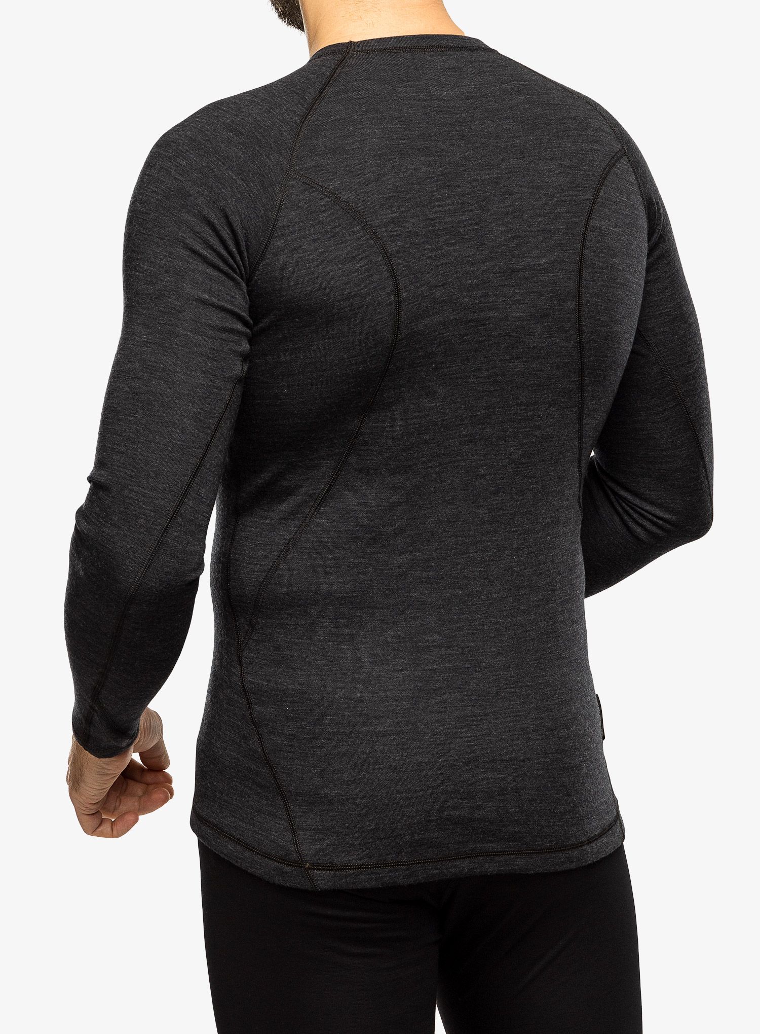 Termální mikina Sensor Merino Bold Tee LS - anthracite gray