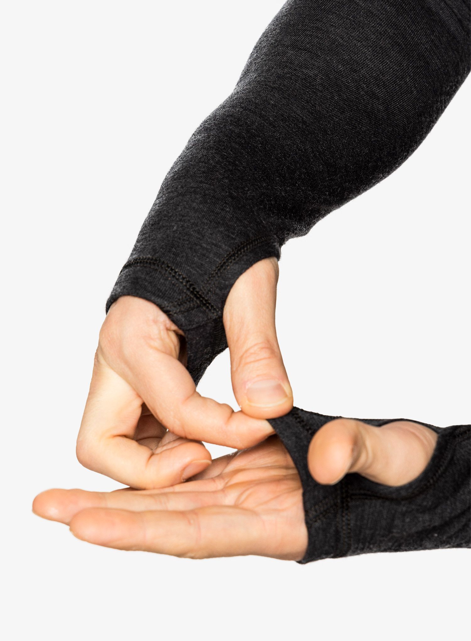 Termální mikina Sensor Merino Bold Tee LS - anthracite gray