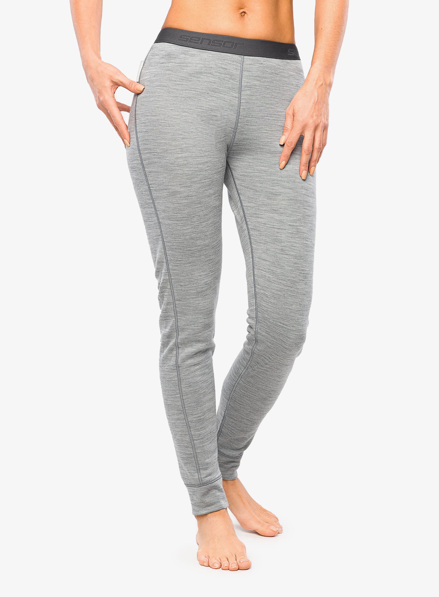 Dámské funkcni legíny Sensor Merino Bold Underpants - cool gray