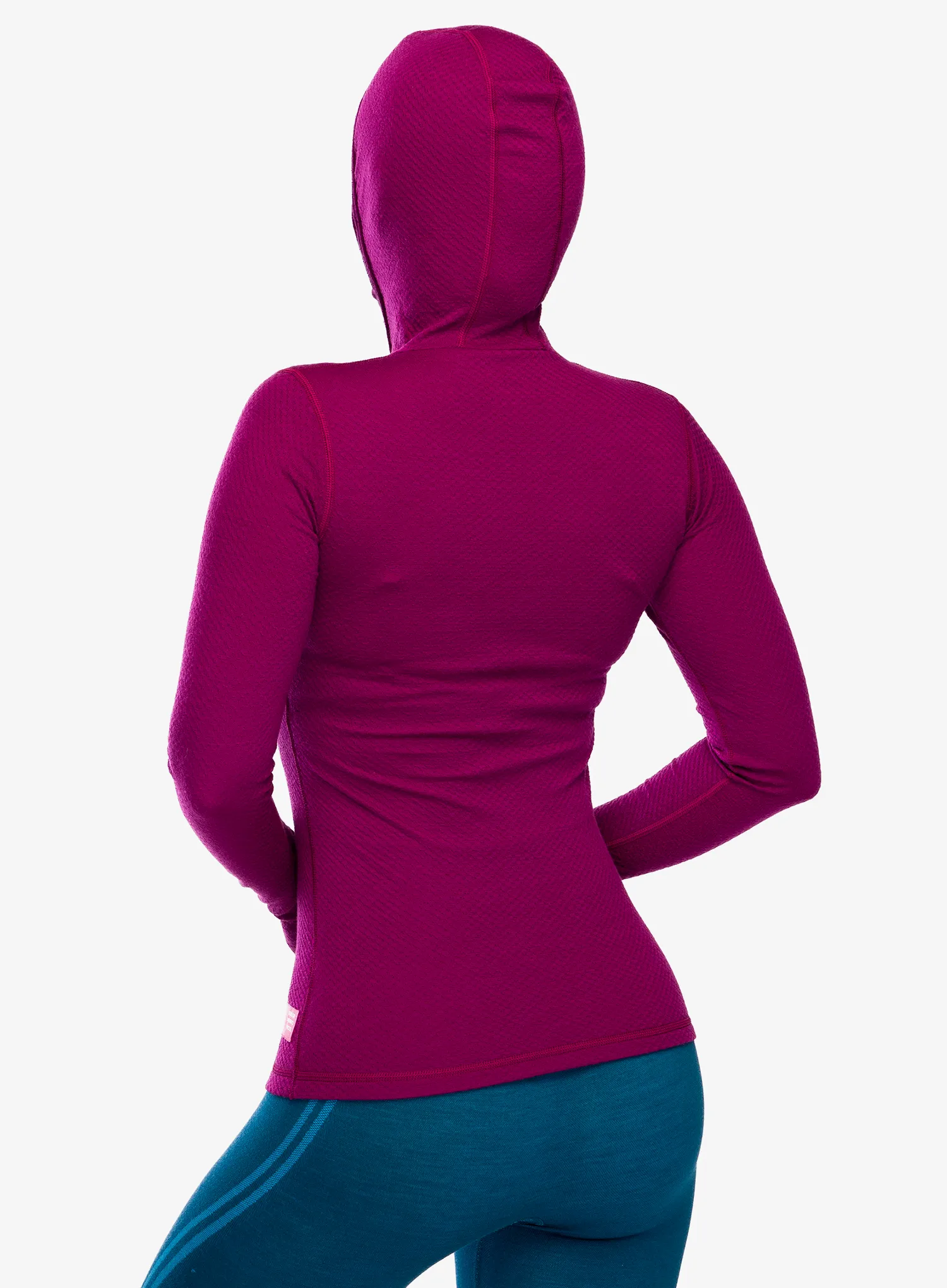 Dámská termoaktivní mikina Sensor Merino DF Tee L/S Hooded - lilla