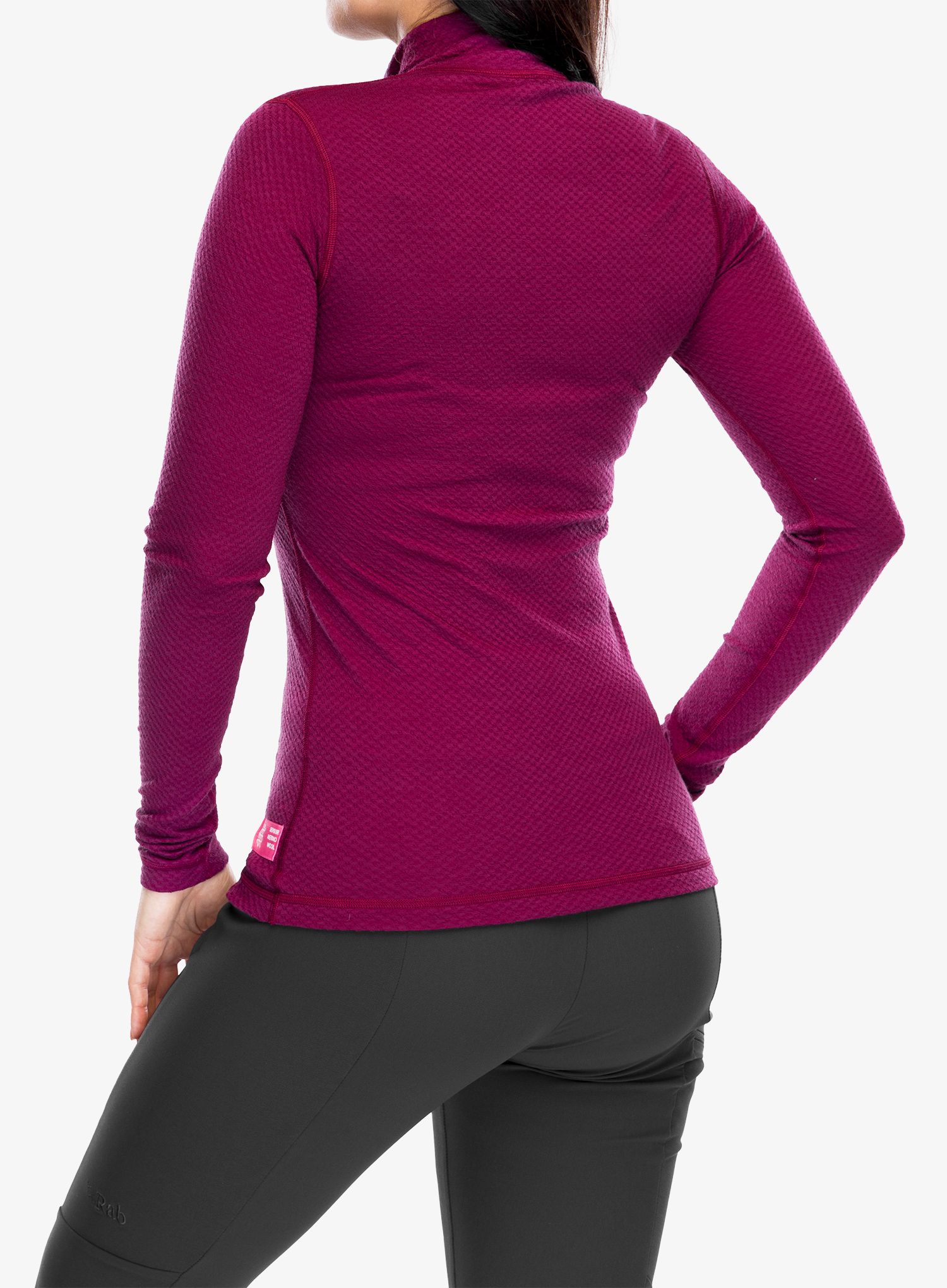 Dámská termoaktivní mikina Sensor Merino DF Tee L/S Zip - lilla