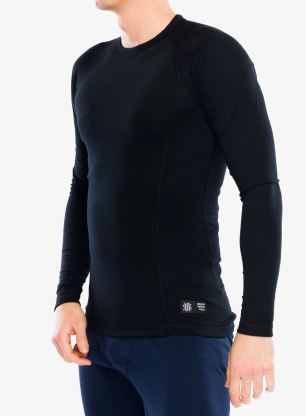 Funkční mikina Sensor Merino DF Tee L/S - black