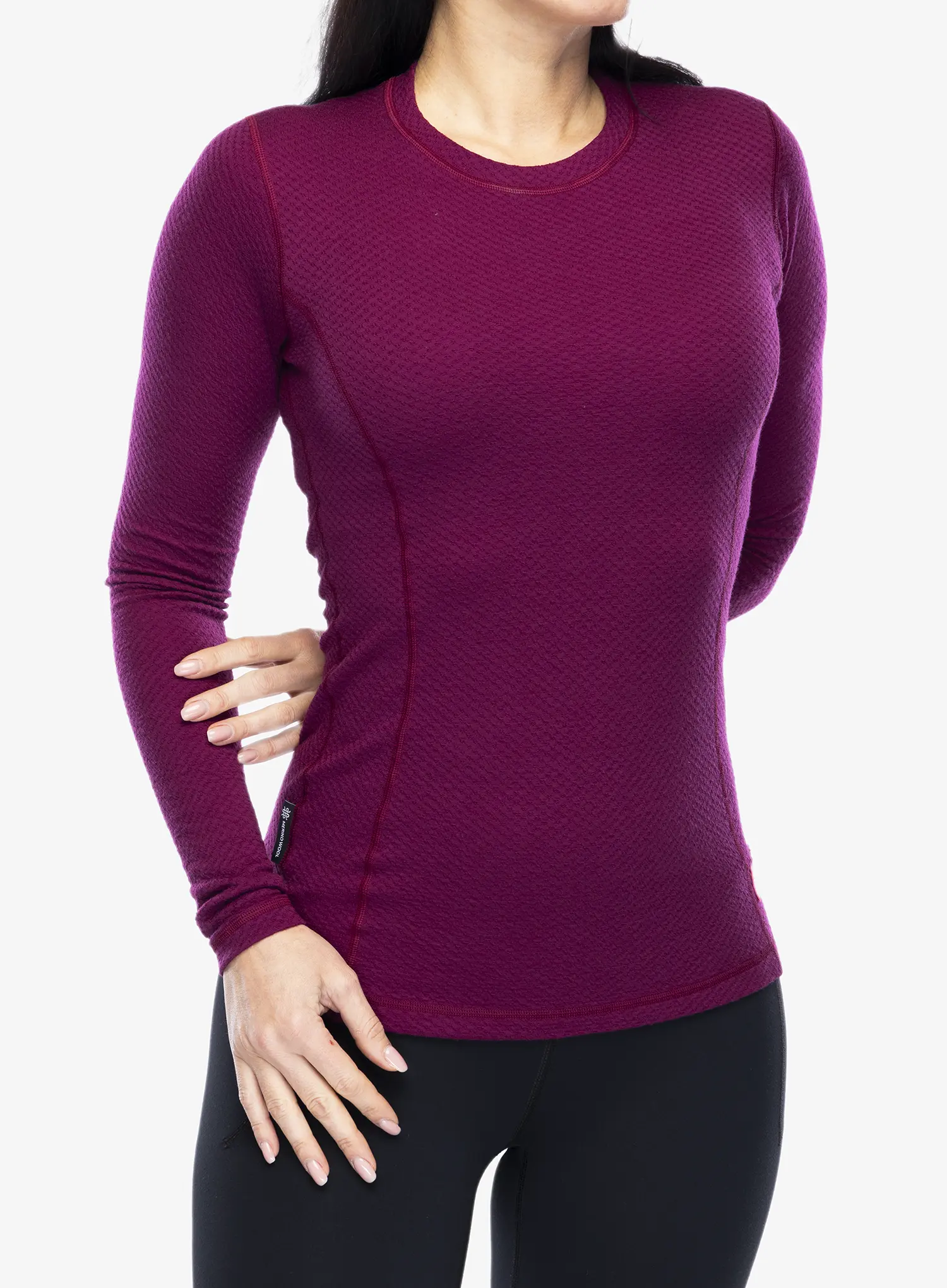 Dámská termoaktivní mikina Sensor Merino DF Tee L/S - lilla