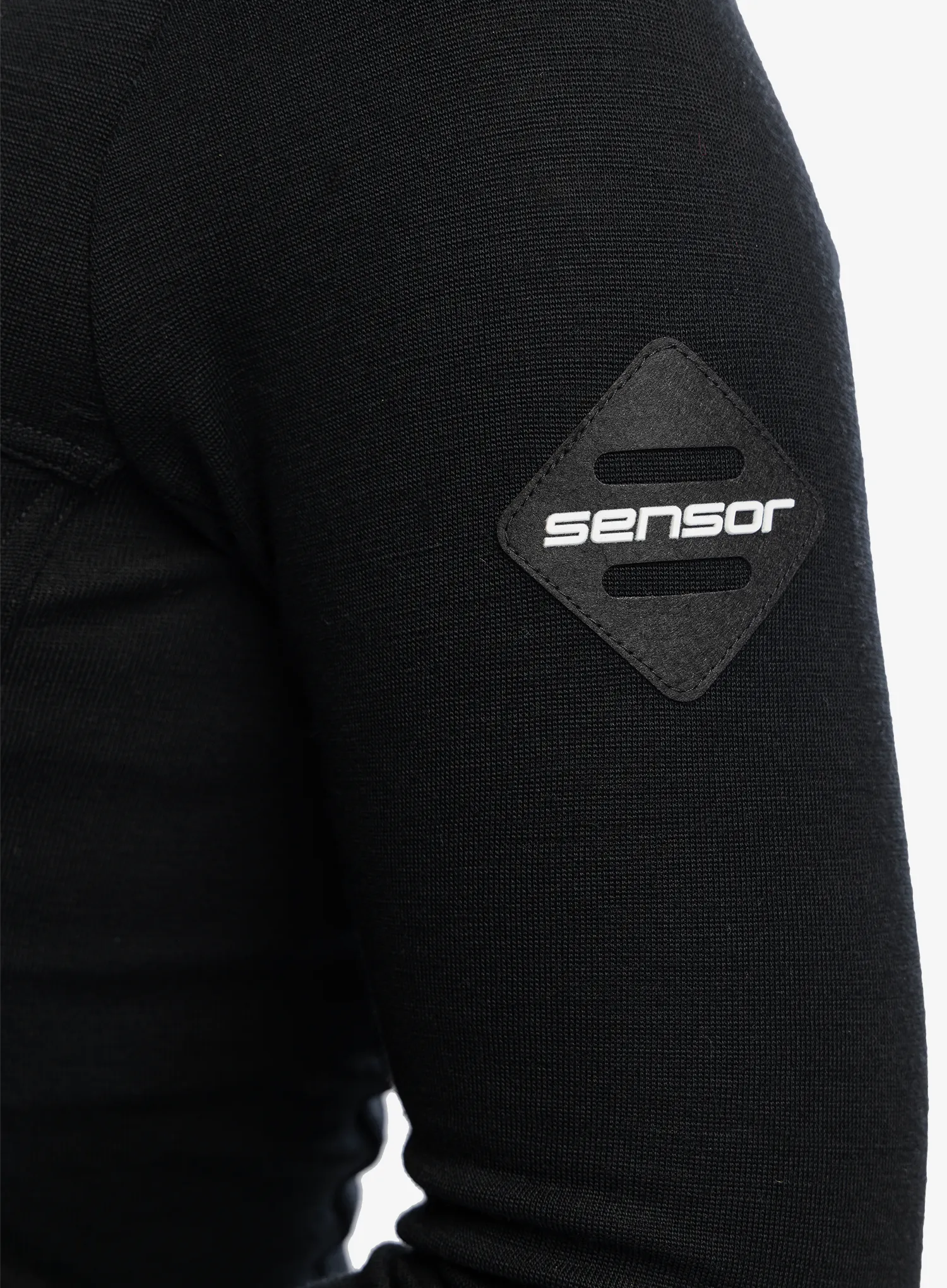 Dámská termoaktivní mikina Sensor Merino Ex Tee L/S Zip - black
