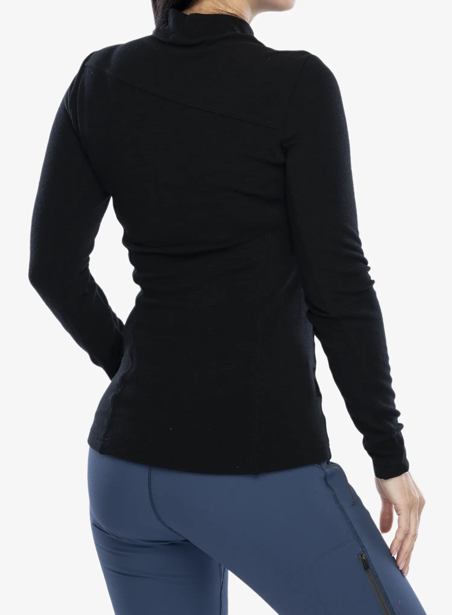 Dámská termoaktivní mikina Sensor Merino Ex Tee L/S - black