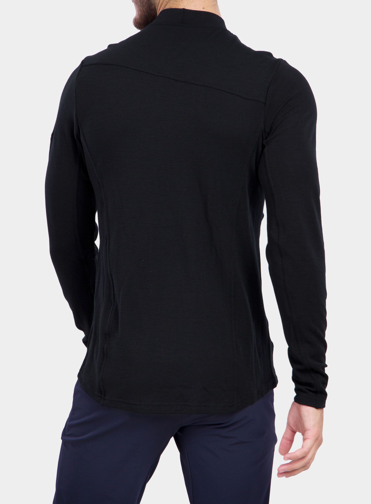 Mikina Sensor Merino Ex Tee L/S - black