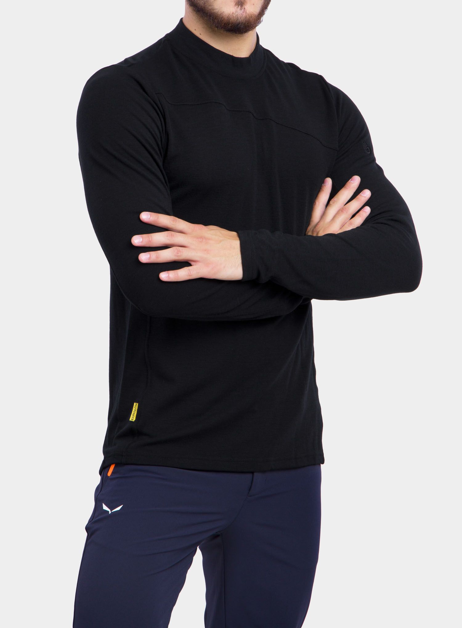 Mikina Sensor Merino Ex Tee L/S - black