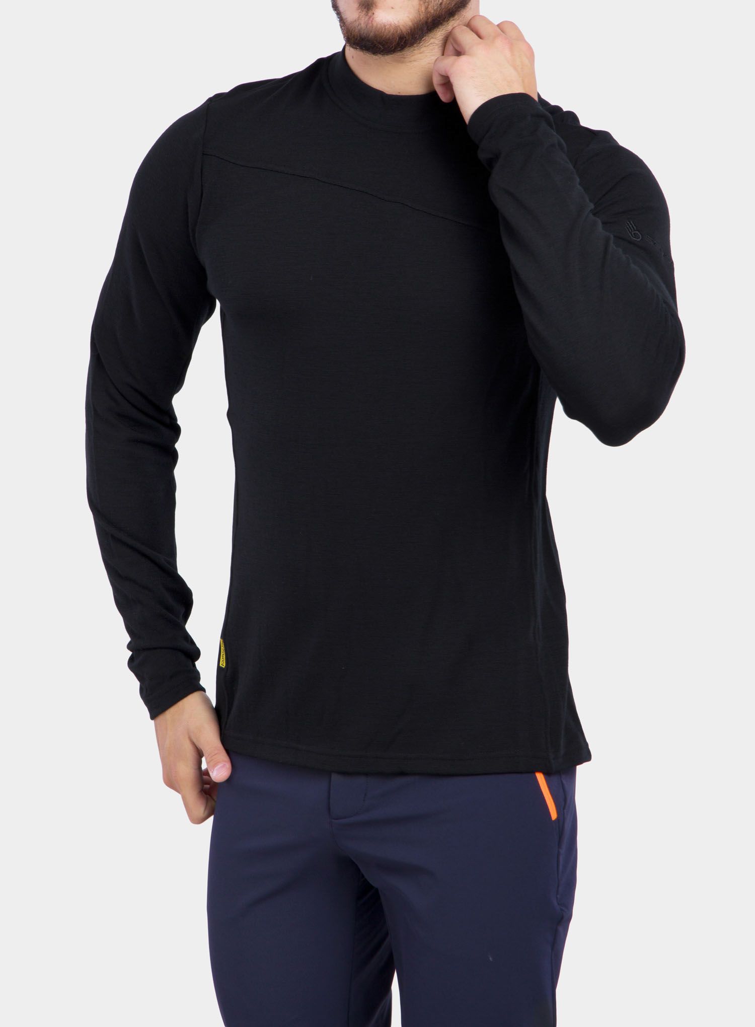 Mikina Sensor Merino Ex Tee L/S - black