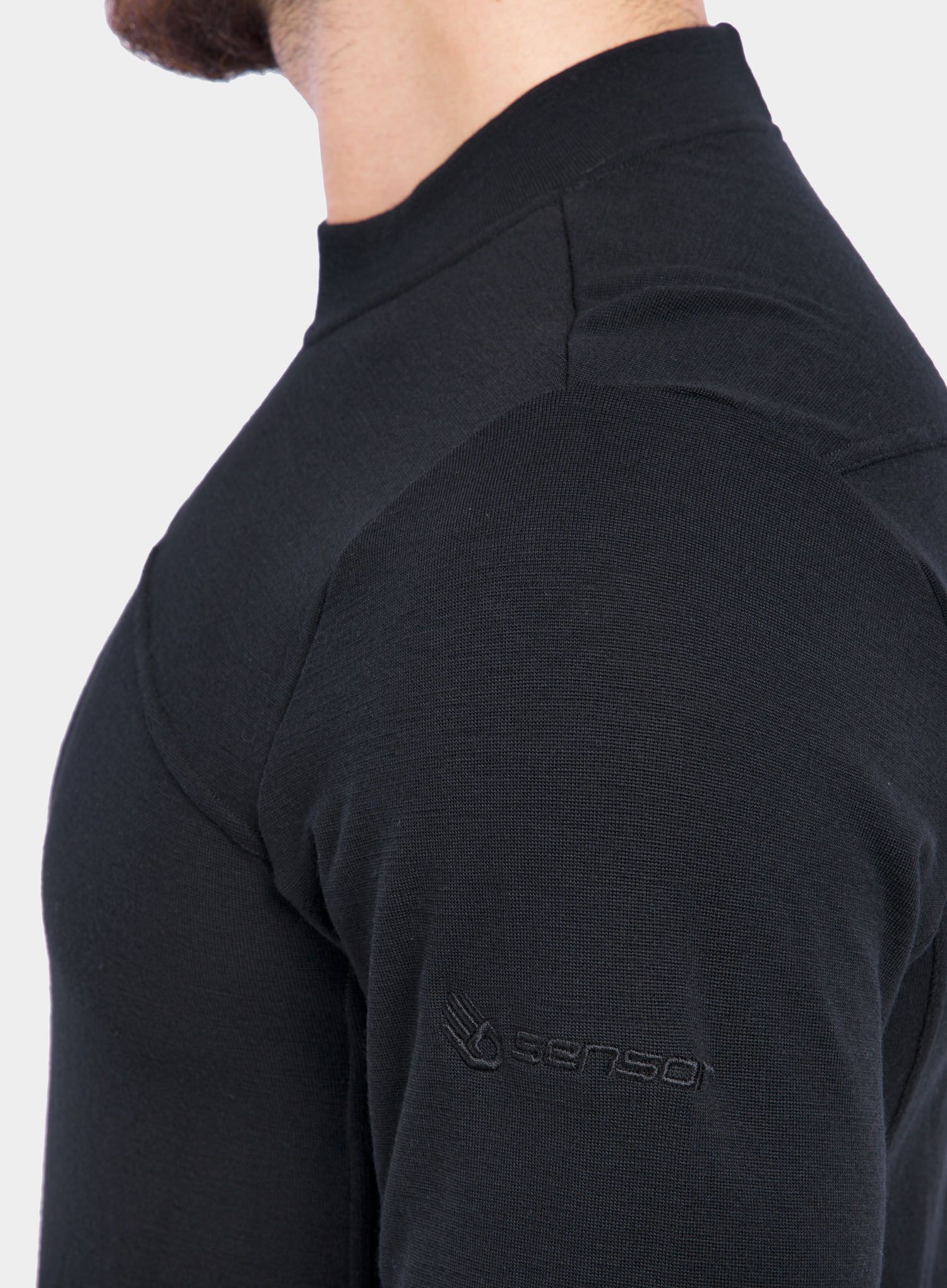 Mikina Sensor Merino Ex Tee L/S - black