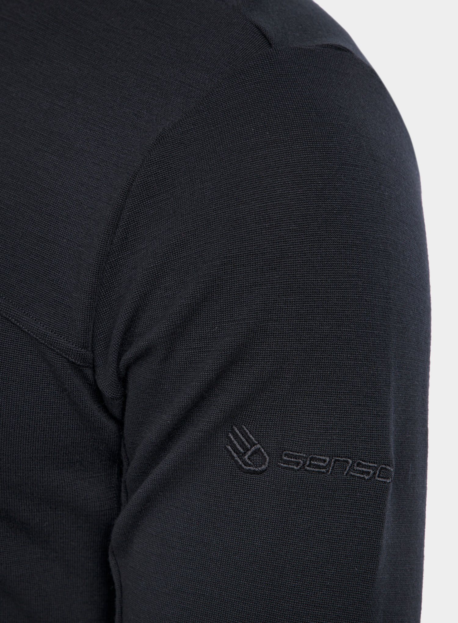 Mikina Sensor Merino Ex Tee L/S - black