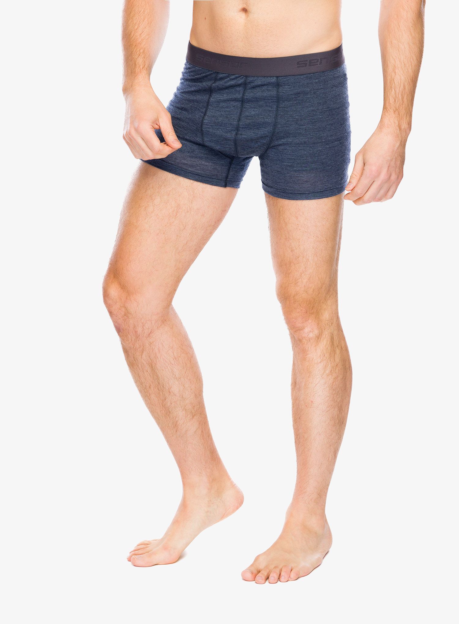Funkční boxerky Sensor Merino Lite Boxers - mottled blue