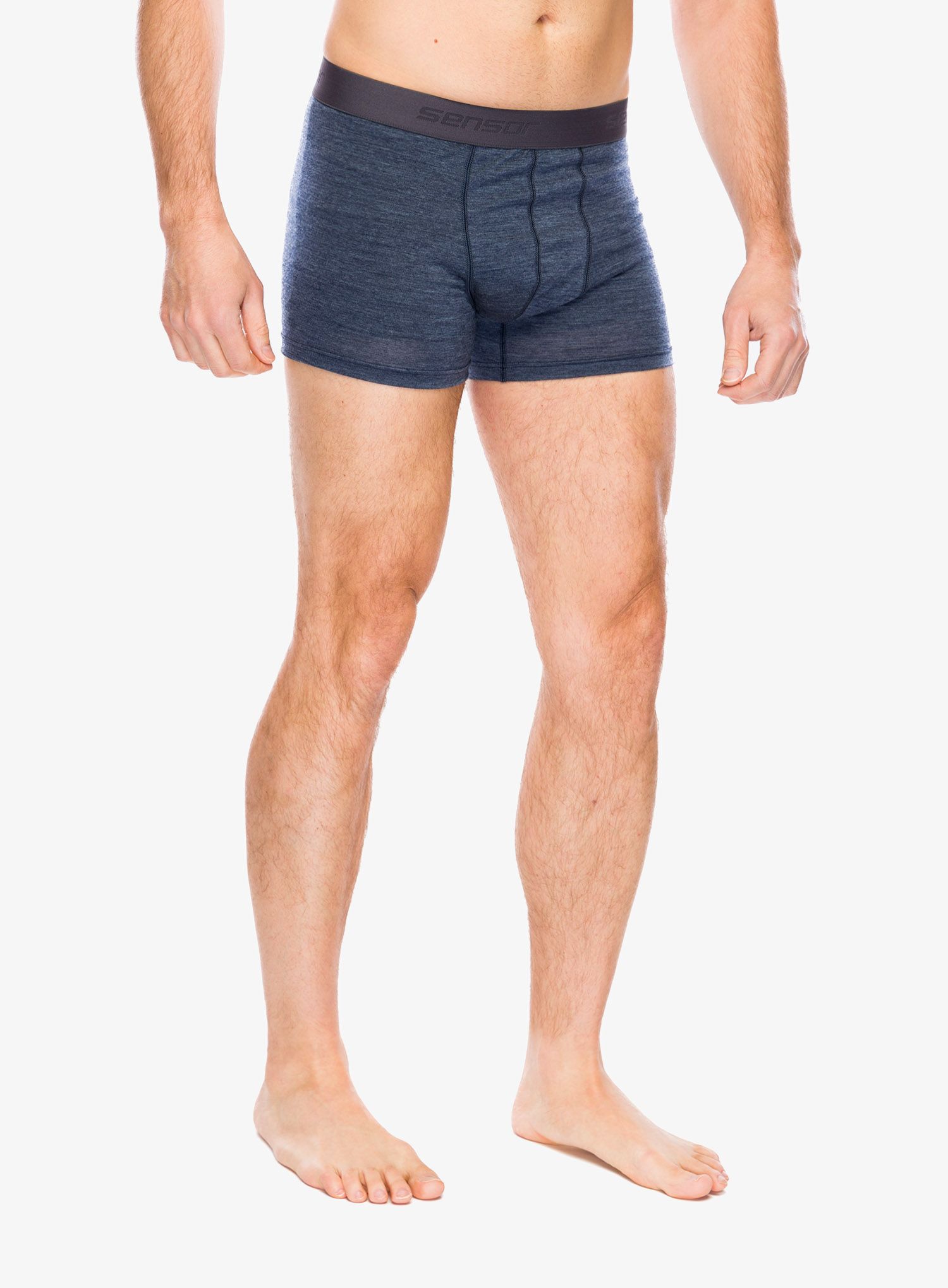 Funkční boxerky Sensor Merino Lite Boxers - mottled blue