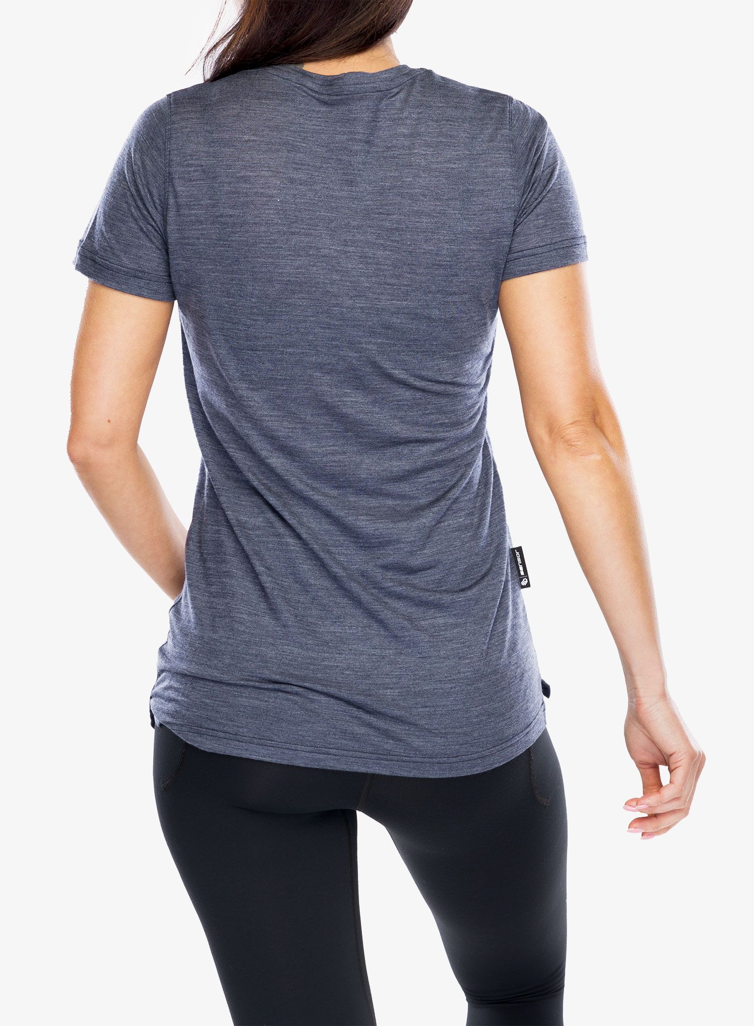 Merino triko dámské Sensor Merino Lite Tee SS - mottled blue