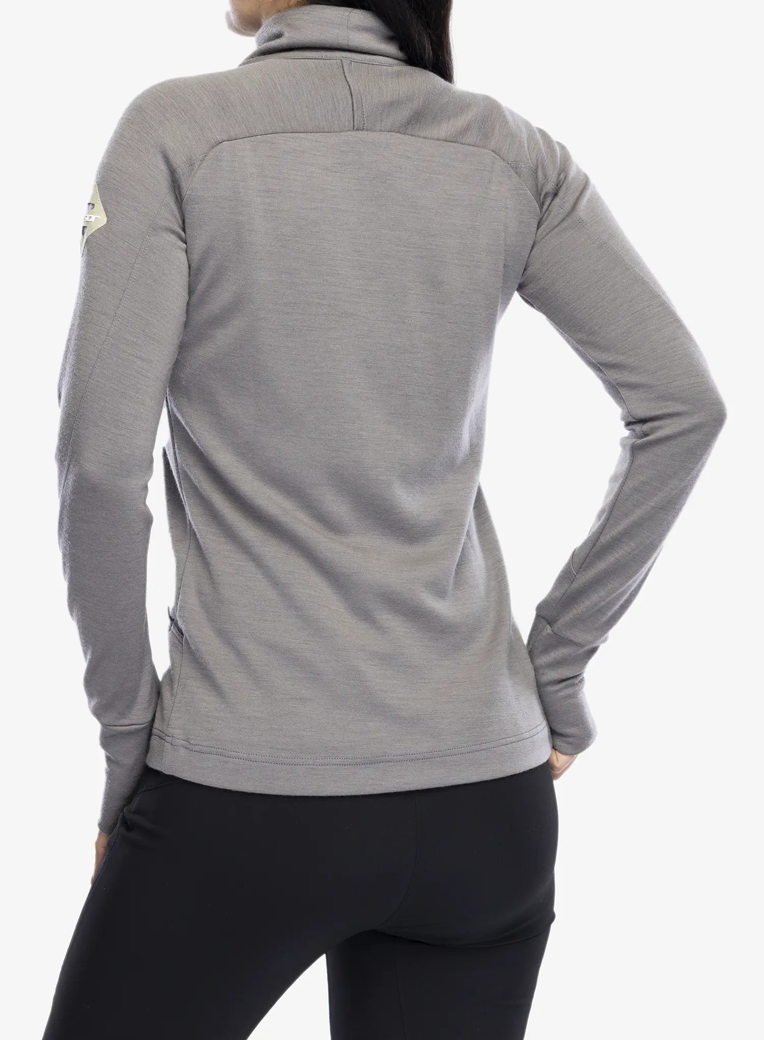 Dámská mikina Sensor Merino UP Fleece Full Zip - grey