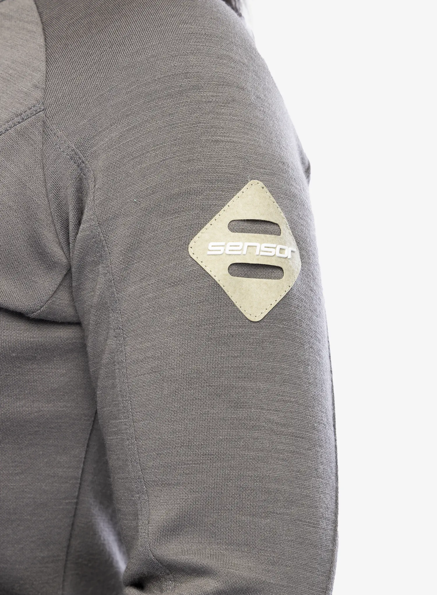 Dámská mikina Sensor Merino UP Fleece Full Zip - grey