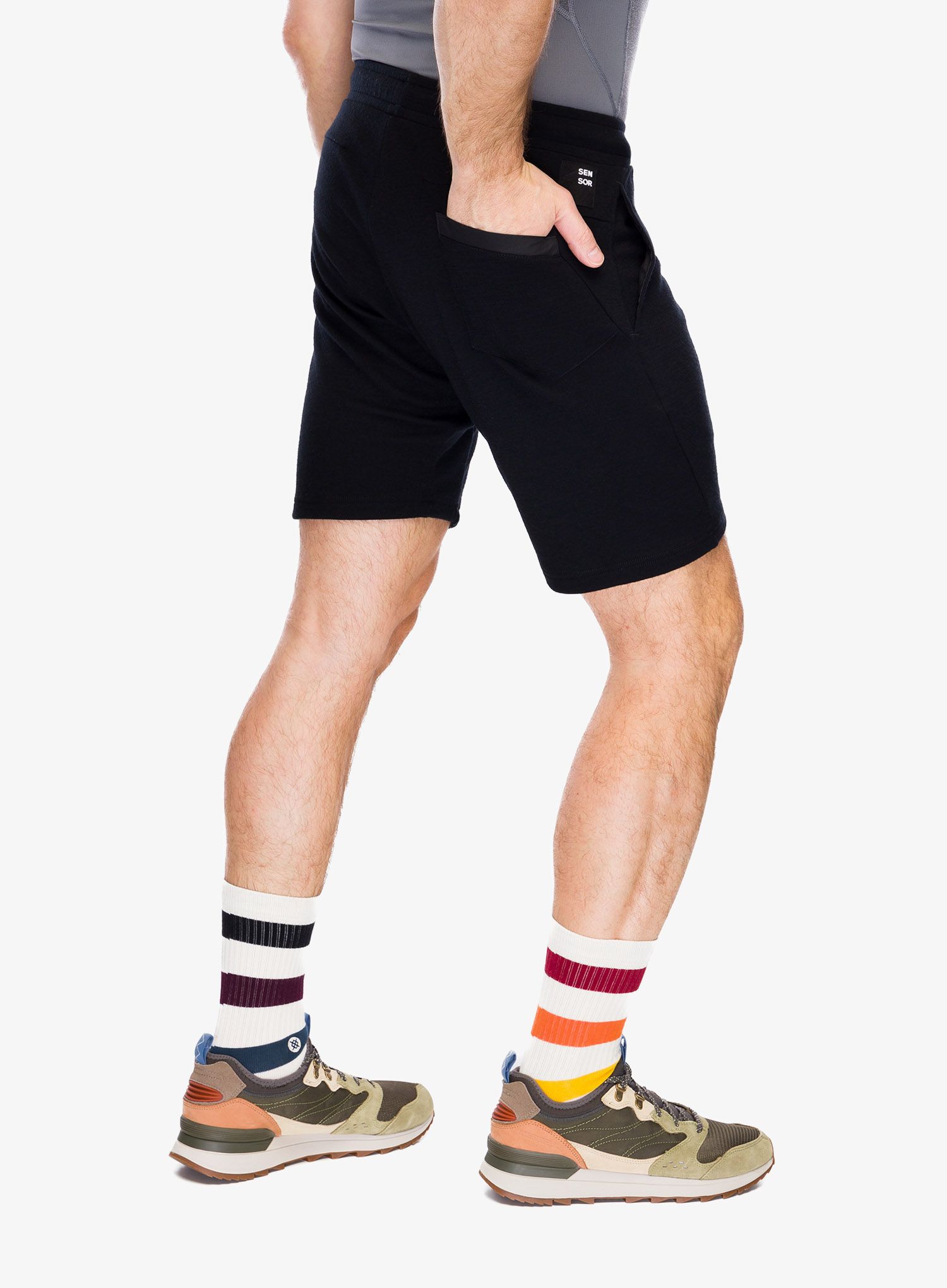 Kraťasy Sensor Merino Upper Traveller Shorts - black
