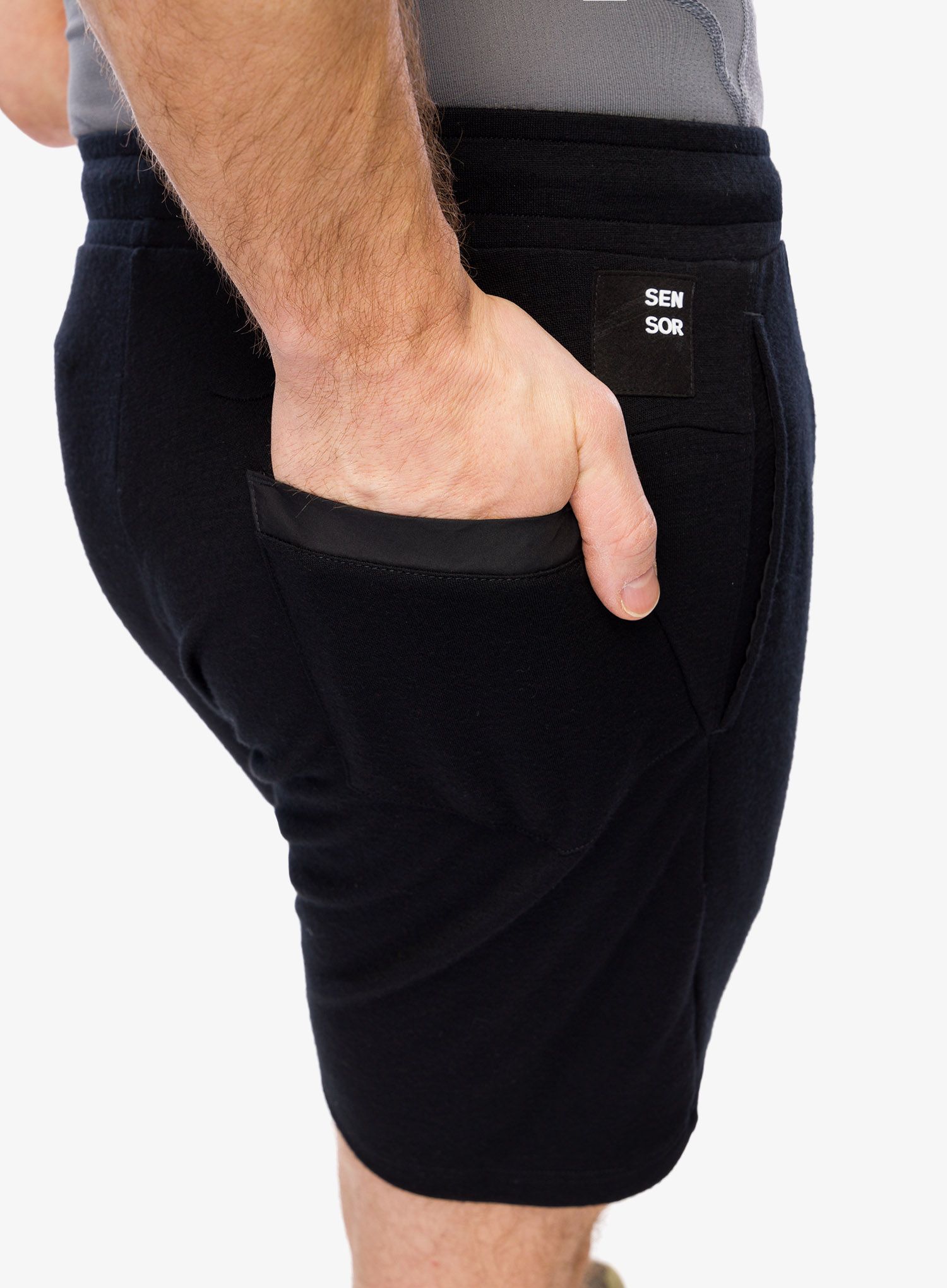 Kraťasy Sensor Merino Upper Traveller Shorts - black