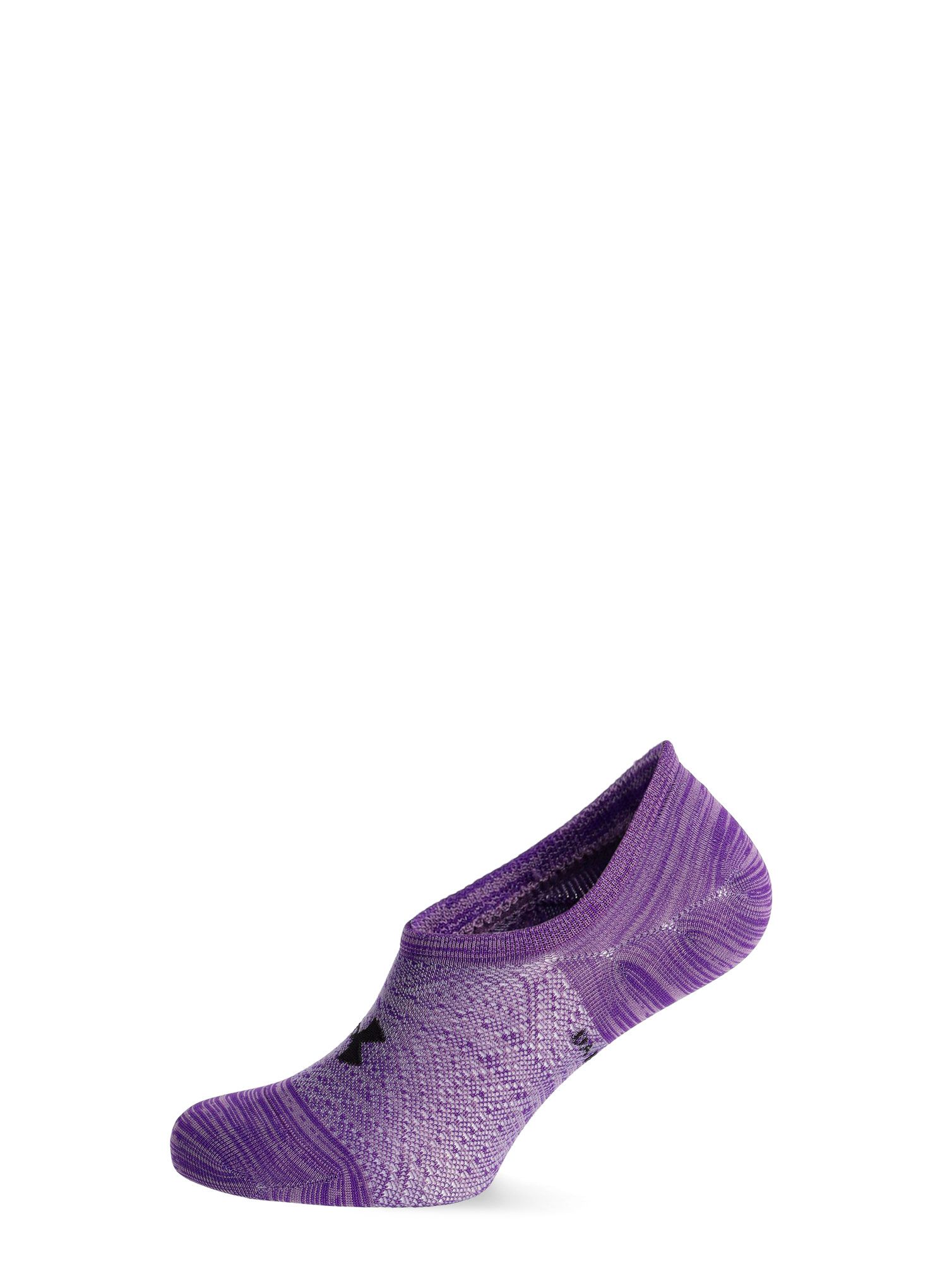 Dámské ponožky Under Armour UA Breathe Lite Ultra 3-Pack Low Liner Socks - retro purple/black/black