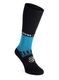 Ponožky na běhání Compressport Full Socks Winter Run - mosaic blue/black