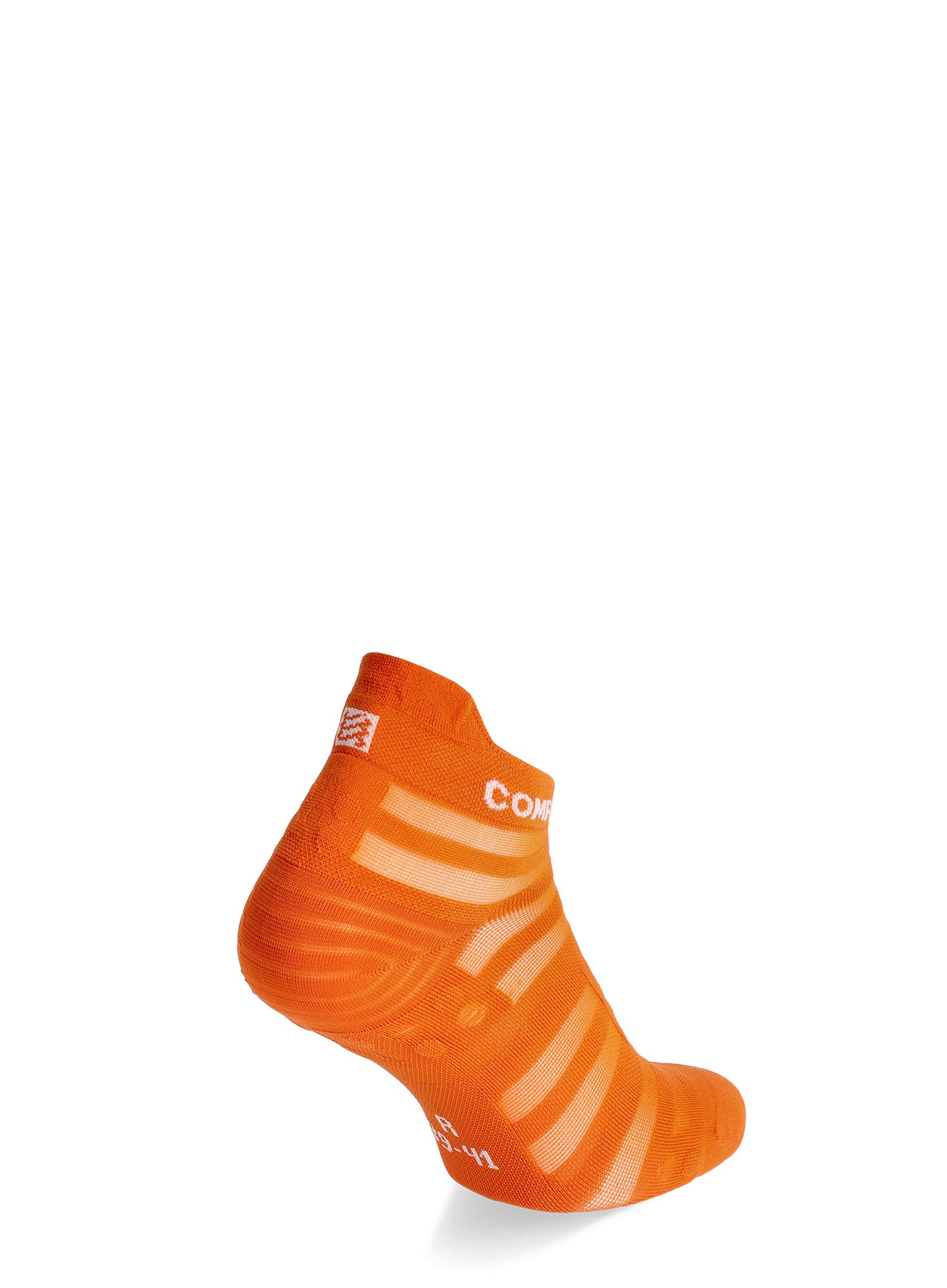 Ponožky na běhání Compressport Pro Racing Socks v4.0 Ultralight Run Low - fire/white