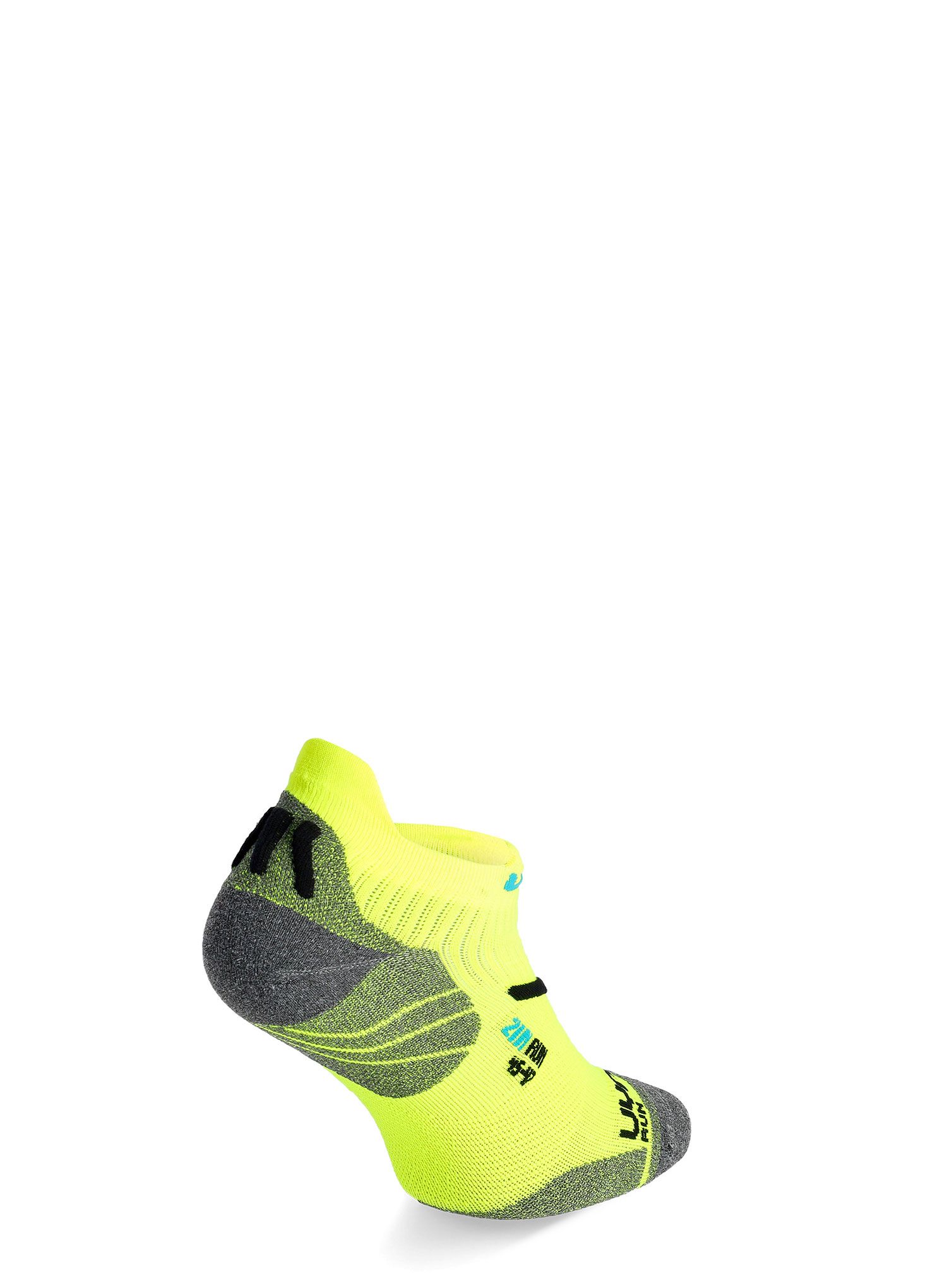 Ponožky na běhání UYN Run 2in Socks - yellow fluo/black