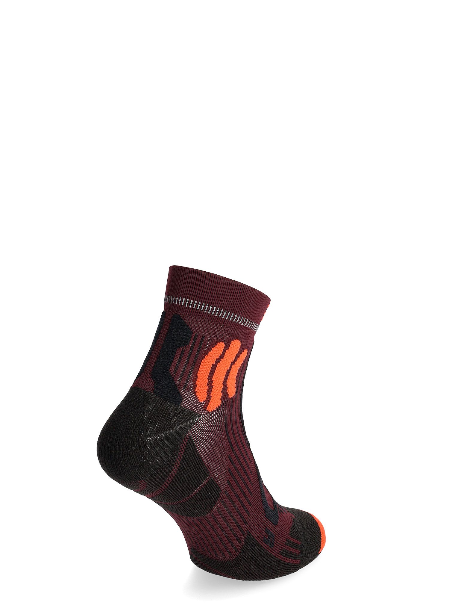 Ponožky na běhání X-Socks Trail Run Energy 4.0 - namib red/trick orange