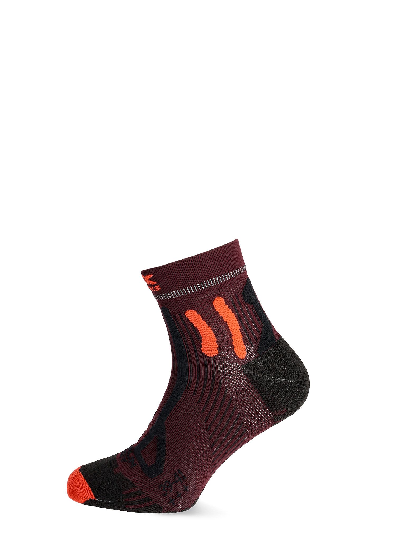 Ponožky na běhání X-Socks Trail Run Energy 4.0 - namib red/trick orange