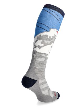 Merino ponožky Darn Tough Heady Yeti OTC Midweight with Cushion - gray