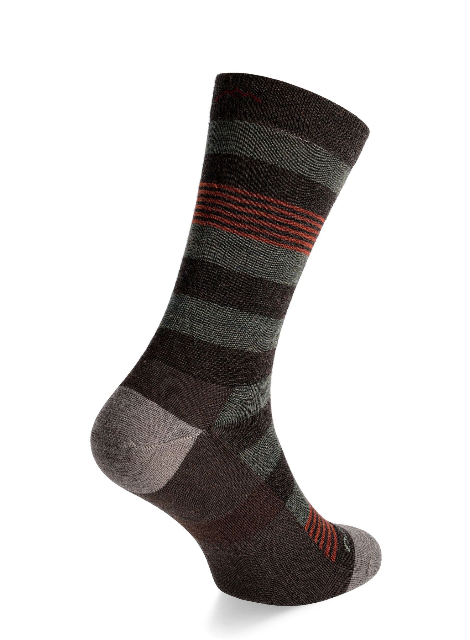Merino ponožky Darn Tough Oxford Crew Lightweight - brown