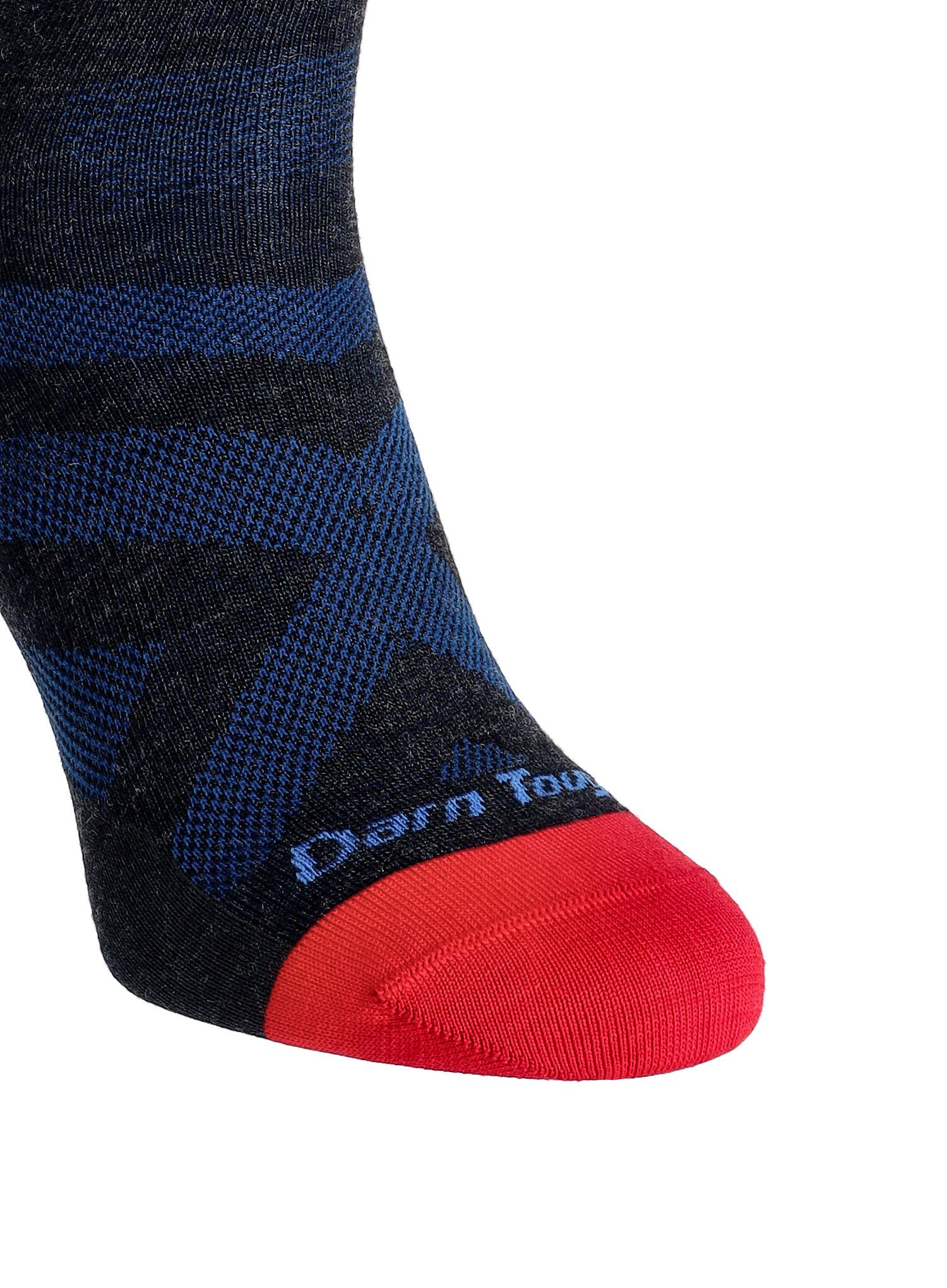Lyžařské ponožky Darn Tough Solstice OTC Lightweight - charcoal