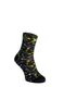 Cyklistické ponožky Karpos Green Fire Socks - black/green/yellow/white