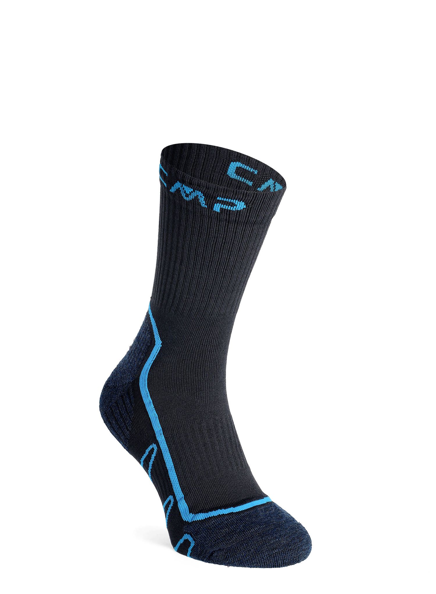 Turistické ponožky CMP Trekking Sock Poly Mid - antracite/deep lake
