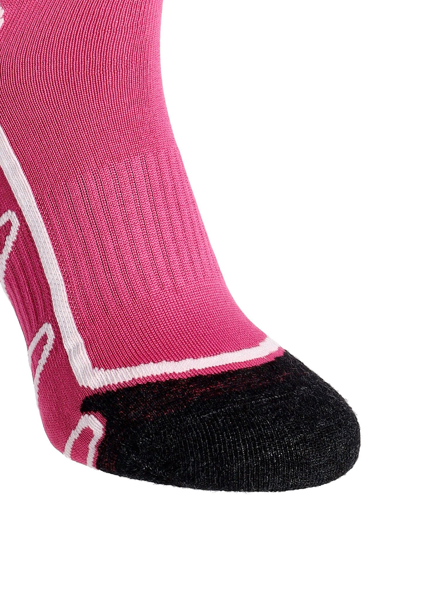 Ponožky na turistiku CMP Trekking Sock Poly Mid - geraneo/bianco