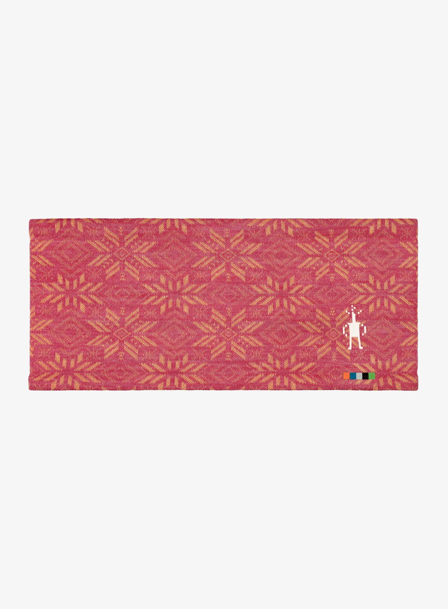 Čelenka SmartWool Merino 250 Reversible Headband - garden pink digi snow